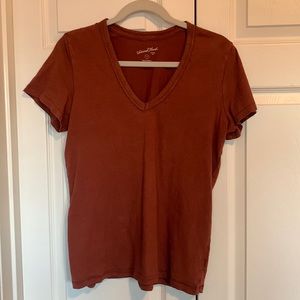 Universal thread burnt orange tee shirt